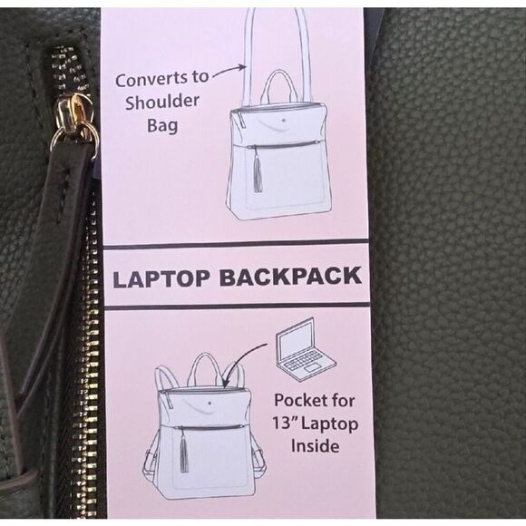 Nanette Lepore Avocado Green Backpack main image 7